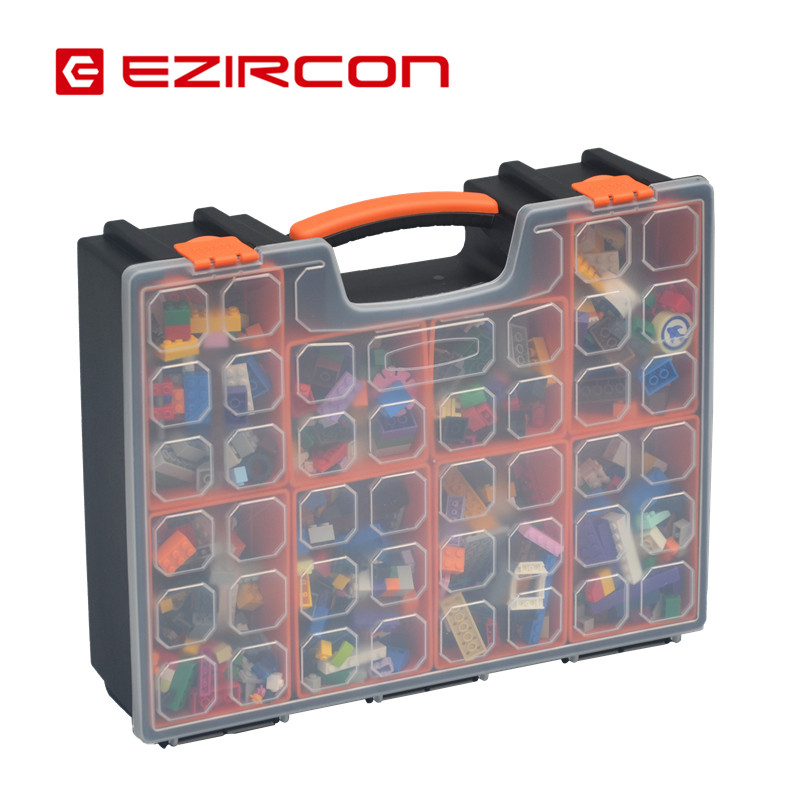 手提式零件盒g元器件盒单独分格可拿出工具箱零件箱整体长方抽屉