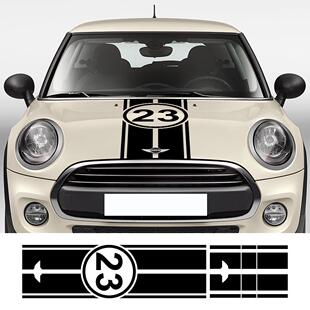 R60 适用于Cooper R55 R56 饰车贴 F55F56F60车头车尾贴纸引擎盖装