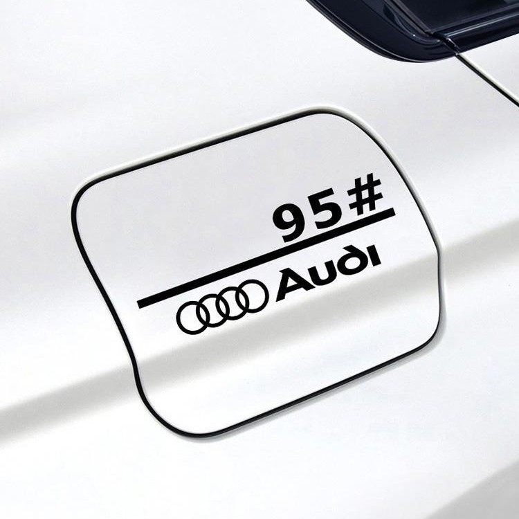 适用奥迪A3/A4L/A6/A7/Q2Q3Q5L油箱盖车贴9295号汽车创意个性贴纸