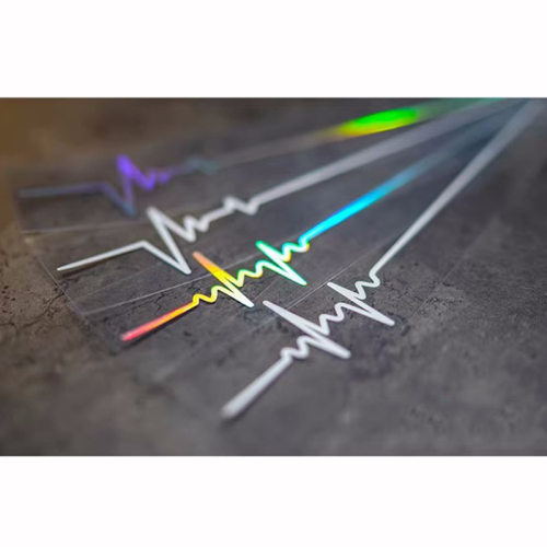 汽车贴纸 心跳心动动感曲线heartbeat创意艺术防水玻璃贴纸尾标