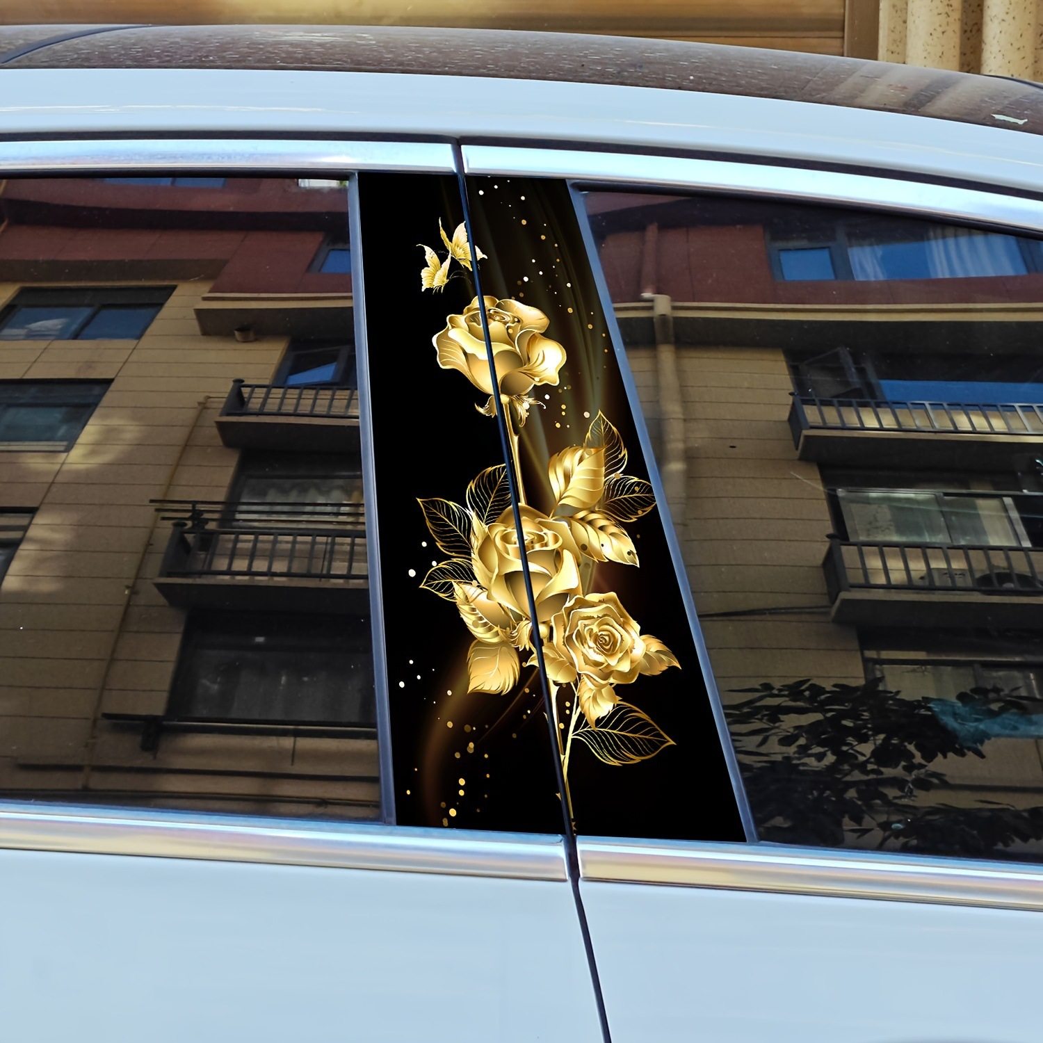 汽车中柱贴纸B柱保护膜