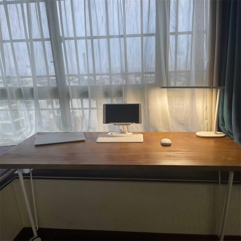 定制实木桌面大板进口松木板整张榆木板材清仓原木吧台长方形面板