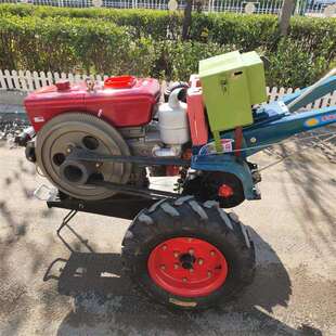 柴油农业耕地手扶车大棚种植微耕机18马力打田机