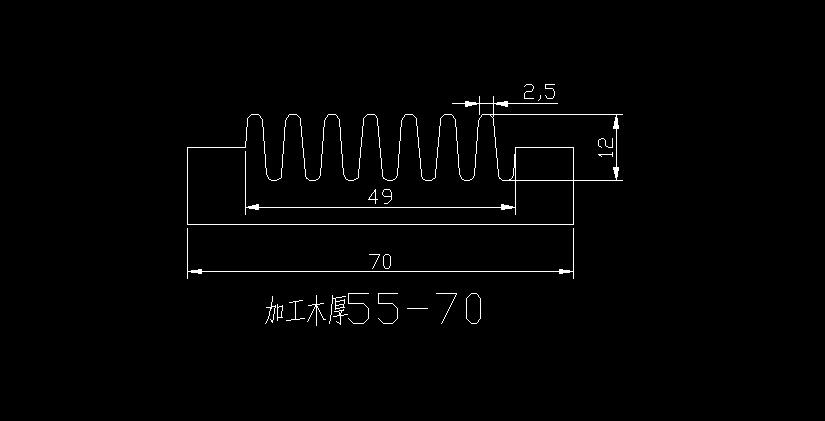 木工拼板刀指接刀红木梳齿刀实木拼接刀齿接刀立铣钨钢刀头定做刀图片