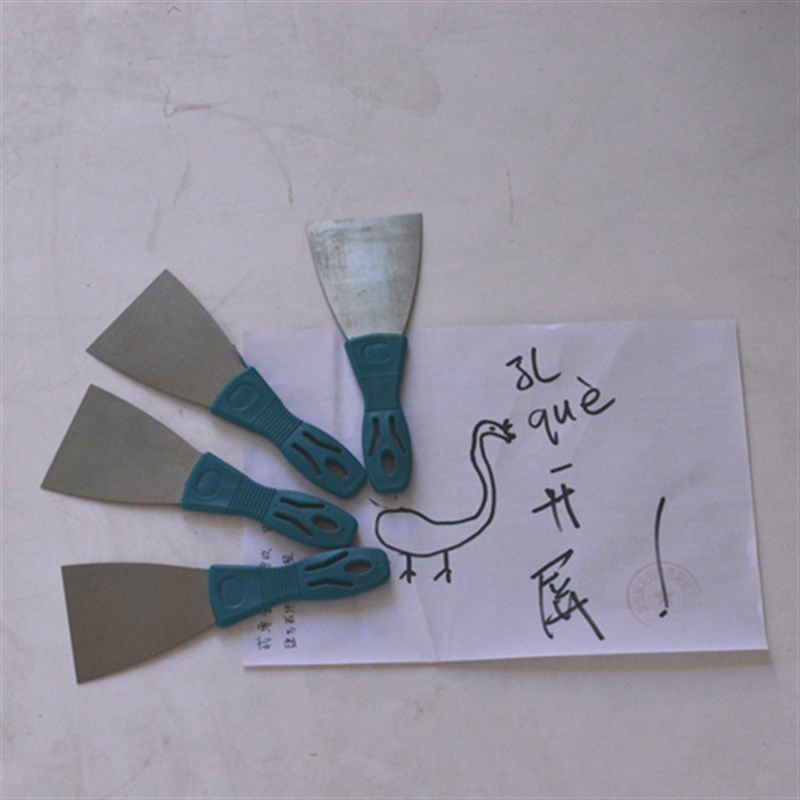 铲刀刮刀小铲腻子刀抹泥抹灰刀不锈钢加厚塑料把油灰刀