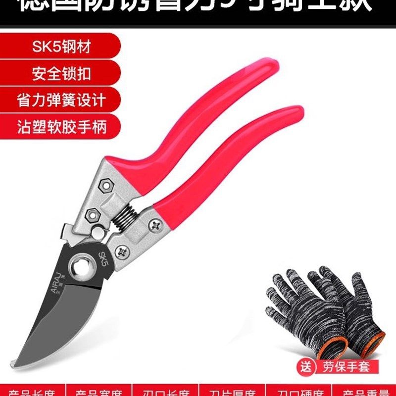 德国精工艺园剪刀剪树枝专用剪刀修枝剪园林果树修花家用粗枝剪子,工业油品/胶粘/化学/实验室用品,实验室漏斗,淘宝优惠券,粉丝福利购,淘宝优惠卷