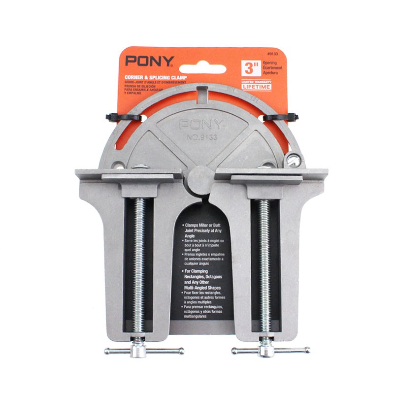 美国pony可调角度角夹木工夹具相框夹固定夹紧器90度45固定角规