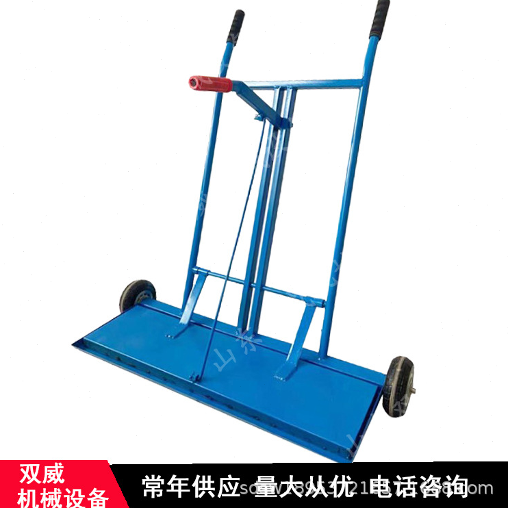双威 手推式抽拉落铁车 强磁推车吸铁器 车间碎铁除铁器