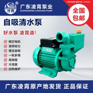 广东凌霄增压水泵家用自来水自吸抽水机农用高扬程小型220v全自动