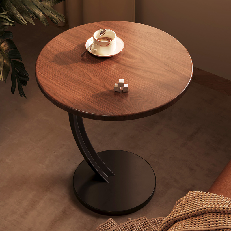 速发几几客厅家用小茶圆极简床边置物架沙发边茶创意床头柜小台桌