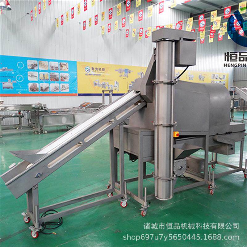全自动滚筒式裹粉机预制菜炸鸡块裹粉设备韩式炸鸡裹粉机设备