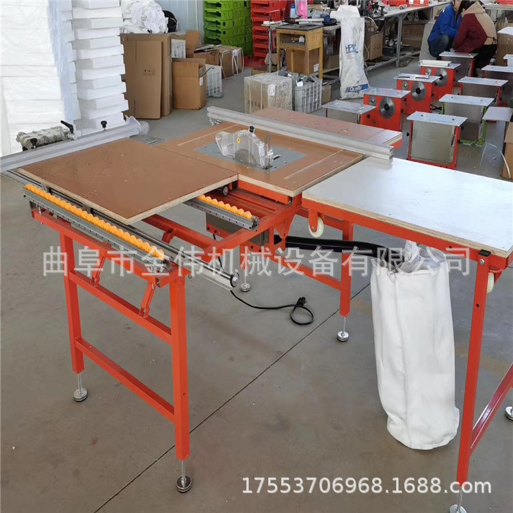 新款新工艺 多功能免拆子母锯 不锈钢电木板台锯 新款推台锯