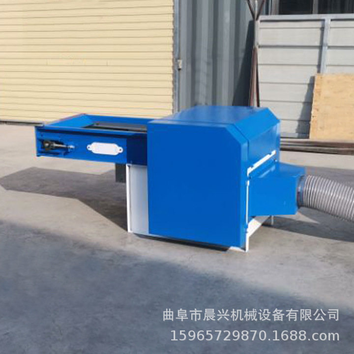 中空棉7d棉开松机 沙发抱枕充棉机双工位填充机 布娃娃充棉机器