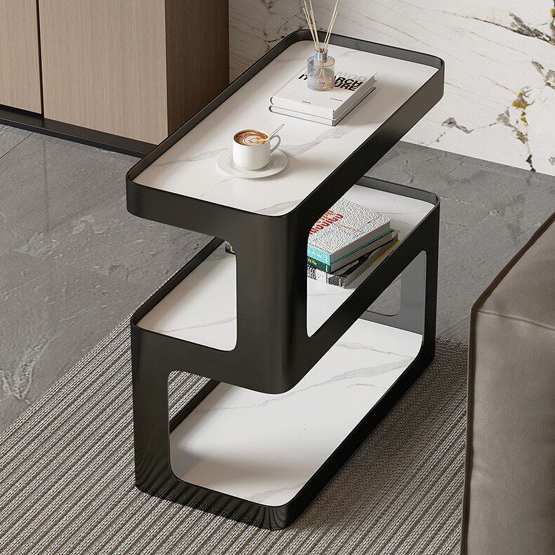 沙发边几可移动轻奢客厅岩板边柜侧边桌高级感置物架小茶几小桌子