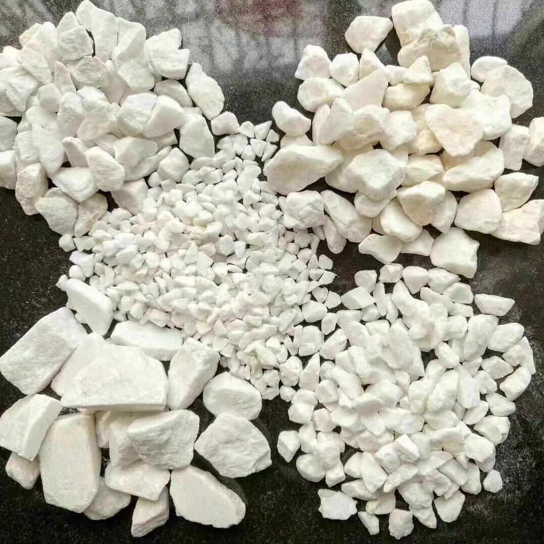 厂家供应白色石子 白色砾石园林造景枯山水石子 白色水磨石子