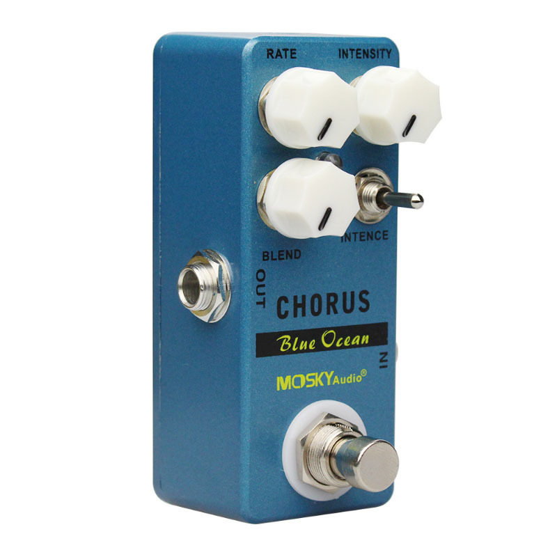 MOSKY Blue Ocean Chorus 电吉他合唱迷你单块效果器 9V 乐器配件