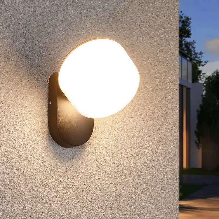 LED户外防水人体感应壁灯