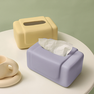 速发陶瓷纸巾盒抽厅餐纸茶几卧室桌面风创意家居装饰品客桌盒摆件