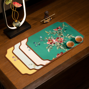 速发丝餐滑高级感餐桌垫子隔垫垫花瓶垫防热家用茶桌茶几垫可