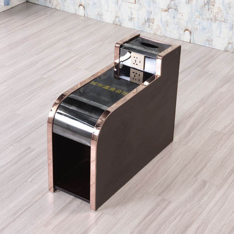 速发沐足拿浴沙发按摩桑足椅几茶柜泡脚椅子足疗茶几美甲店铺沙发