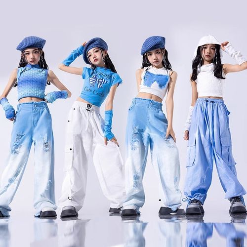 速发少儿爵士舞演出士孩服装潮酷jaz套爵服舞z装走秀潮服街舞多巴