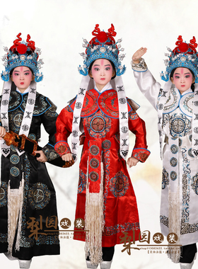 速发戏曲服装 京越剧武孩儿童剑衣团花箭衣武装小生演出将军古将