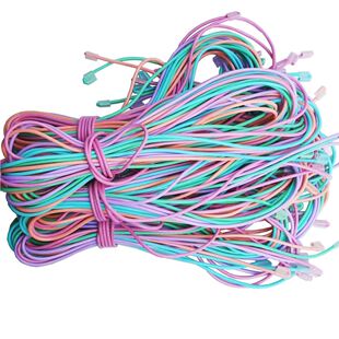 跳绳绳子替换绳中考体育学生备用绳中小学生运动训练无手柄跳绳