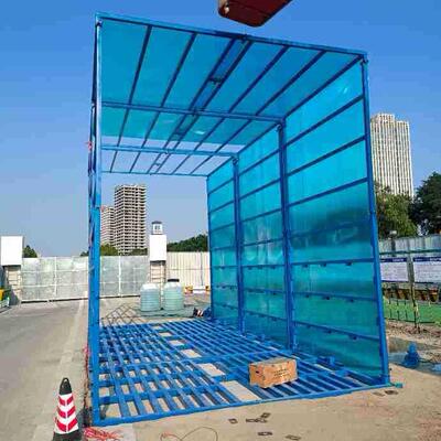 智能制造KQ6000全封闭龙门洗车设备工地冲洗洗车槽