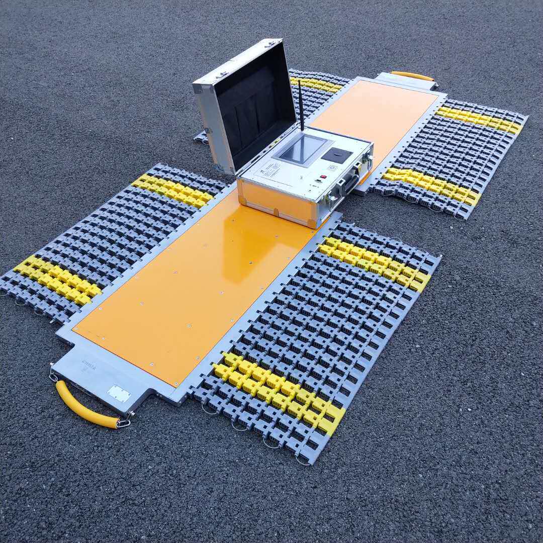 便携式流动治超称重仪100吨简易式地磅可自动车牌识别汽车轮轴秤