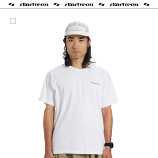 [特价折扣]SLIPSTREAM休闲T恤 纯棉落肩袖质感印花圆领短袖男女款