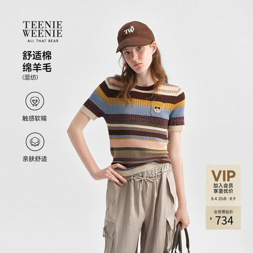 TeenieWeenie小熊毛针织衫