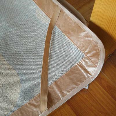 子母床折叠藤席1.1米1.3米1.4米双面席冰丝席100高低铺凉席子90宽