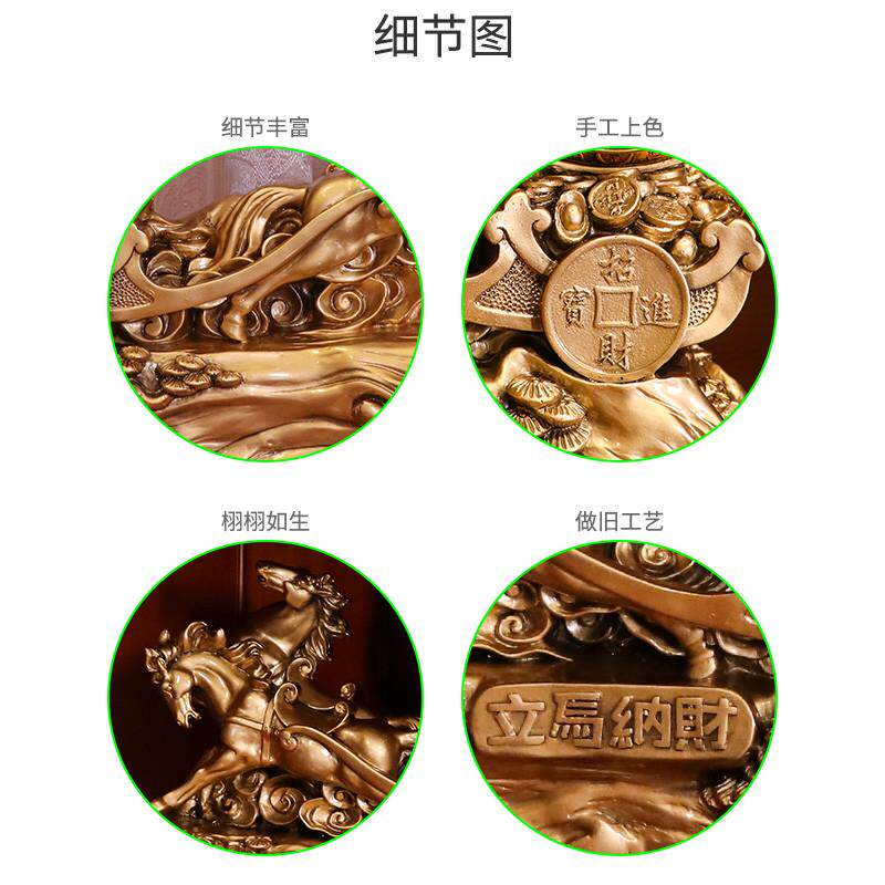 座钟台式钟表摆件时钟客厅家用桌面时尚台钟酒柜创意艺术复古马钟