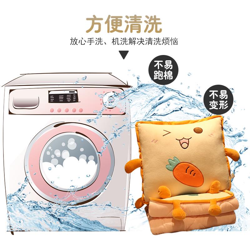 抱枕被子两用午睡枕头毯子二合一办公室折叠车用靠枕车载靠垫新款
