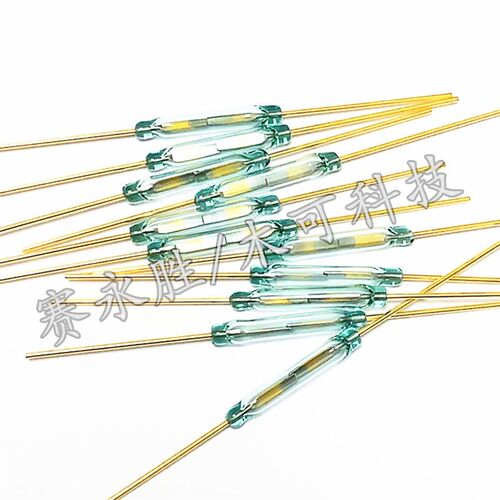 国产干簧管 MKA14103 2X14MM 镀金常开磁控开关通用型干簧管厂家