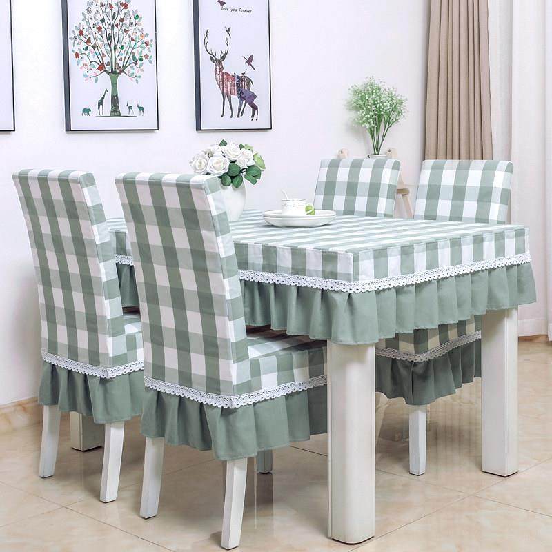 座椅套椅垫套装餐厅连体椅子套罩餐椅套现代简约家用布艺定制加厚