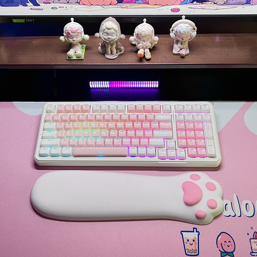 CATLANCE可爱女生键盘垫手腕托护机械键盘手托护腕垫记忆棉腕托