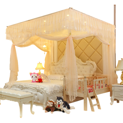 极速定做加大g亲子床蚊帐订制加宽合并母子双床拼接皮床布艺炕床