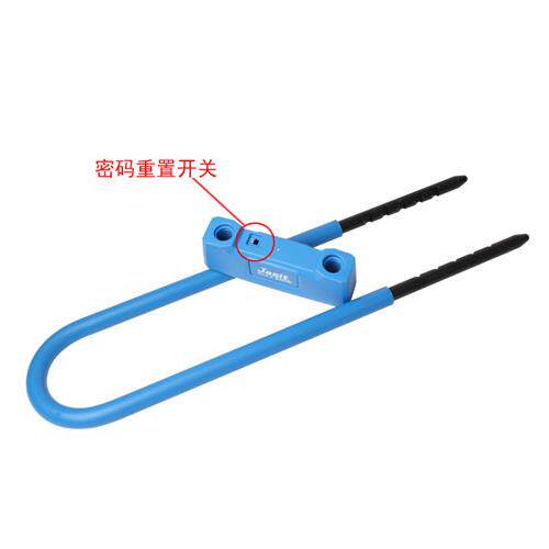 极速嘉仕杰玻h璃门锁对开门密码锁商铺仓库门自行车型密码锁