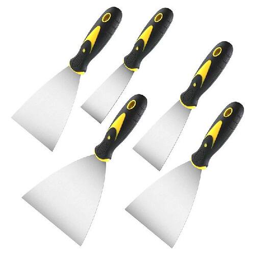 极速5Pcs Putty Knife qSet 1.5/2/3/4/5 Inch Spackle Knife Set