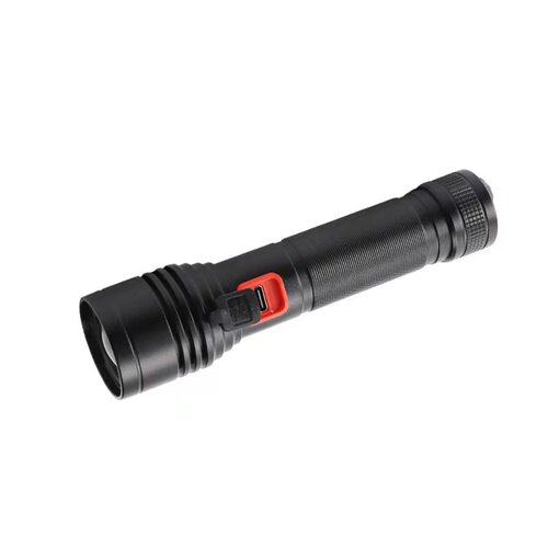 极速P50强光手电筒o持久续航伸缩变焦小钢炮远射USB多功能手电筒