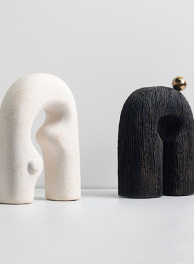 新品装饰推荐拱形带球p摆件树脂陶瓷样板间售楼部客厅玄关柜卧室