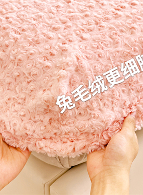 极速2023新款兔毛绒雕花床笠A类加厚牛奶绒床垫套V秋冬席梦思绒床