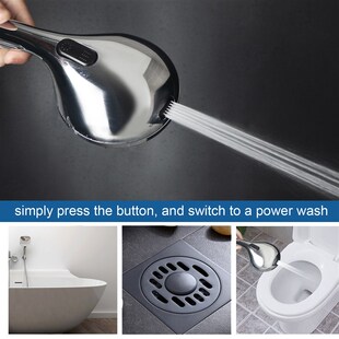 极速Shower Head Handheld Adwjustable 10 Modes Bathroom Acces