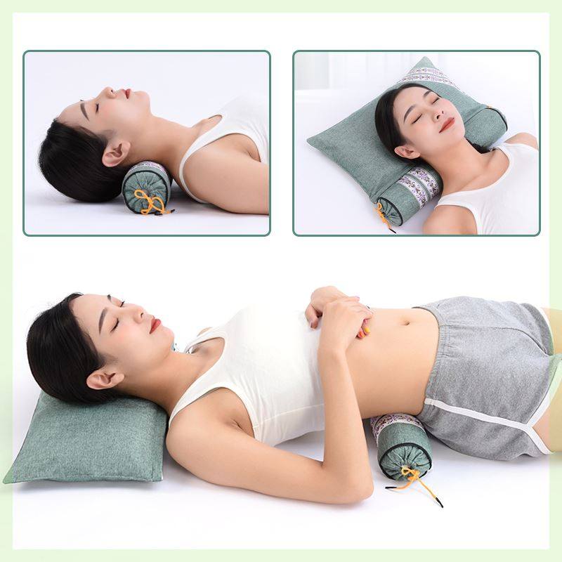 极速大地艾西子颈m椎枕艾草组合枕可拆分多功能亚麻连体家用护,床上用品,功能枕/保健枕/养生枕,淘宝优惠券,粉丝福利购,淘宝优惠卷