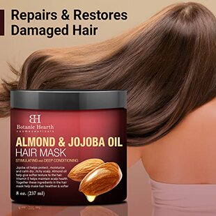 极速Botanic Hearth Almond & Jojoba Oil Hair MaRsk Helps Repa