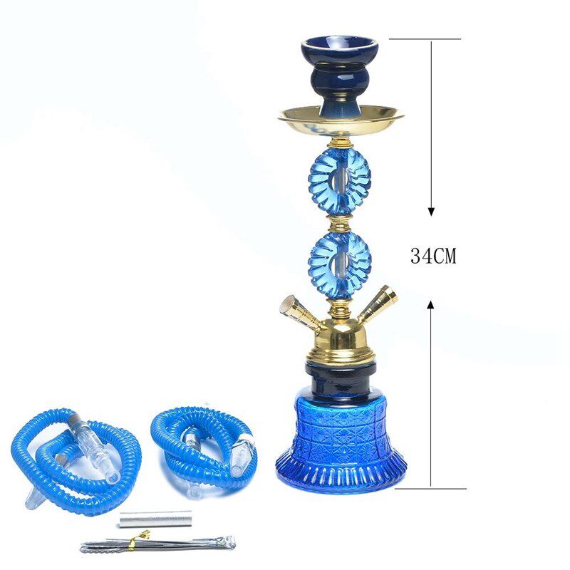 极速管水烟阿拉伯菸酒o吧大号米压克力软管壶管子矽胶1.5大配件sh