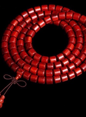 极速高密小叶紫檀k老料佛珠男女士红木文玩手串2.0黄花梨手串108