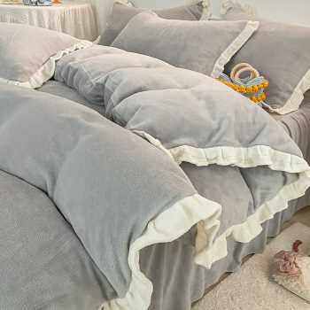 极速新新冬e季牛奶绒床上四件套加厚保暖珊瑚绒床单被套法兰绒面,床上用品,婚庆床品套件,淘宝优惠券,粉丝福利购,淘宝优惠卷