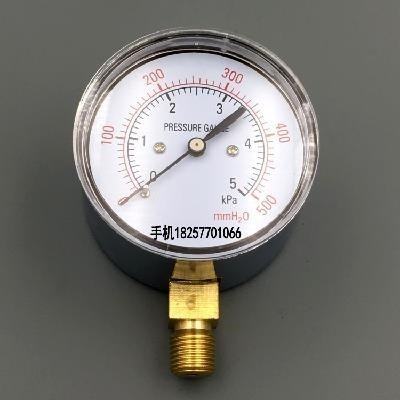 极速YE60膜h盒 瓦斯 微压表 水柱表05 10 15KP螺纹1/4正